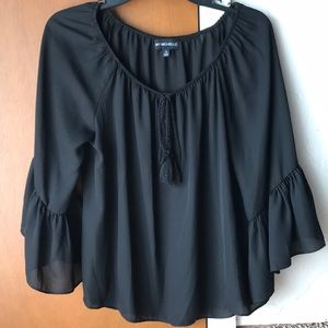 My Michelle Black Blouse - Size S
